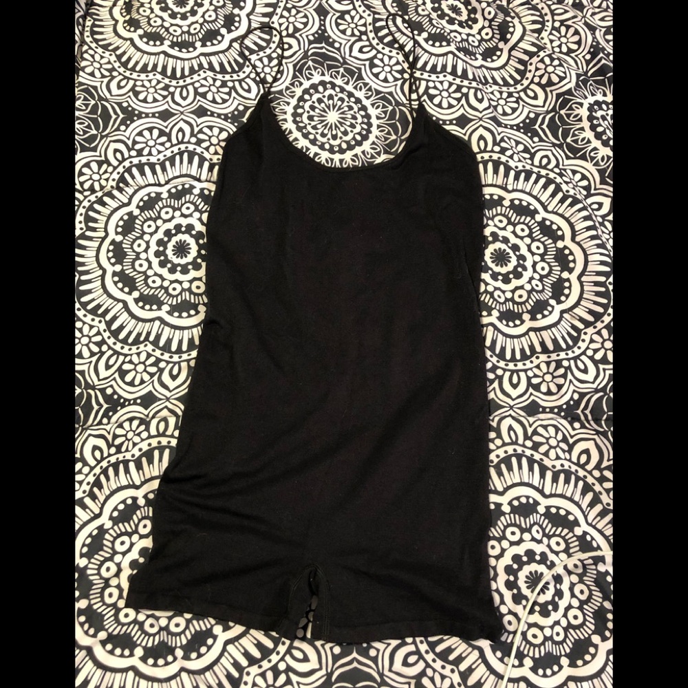 Tank top biker shorts